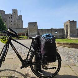 Das normannische Rochester Castle aus dem 11. Jh.