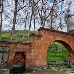 Semyonovka WWII memorial water fountain