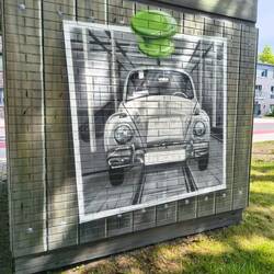 Erinnerung an gute Zeiten des VW Werks in Emden