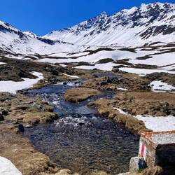 Aufstieg zum Flüelapass