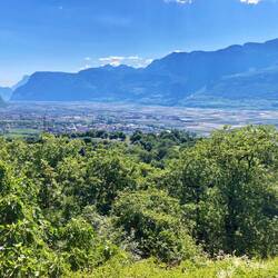 Blick Richtung Trento