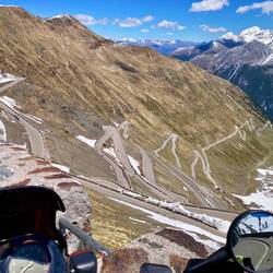 Stilfserjoch Richtung Vinschgau