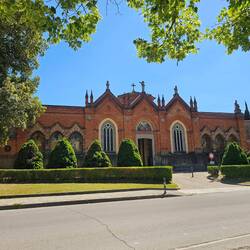 The cemetery in Citta di Castello