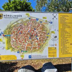 Gearriveerd in Nördlingen.