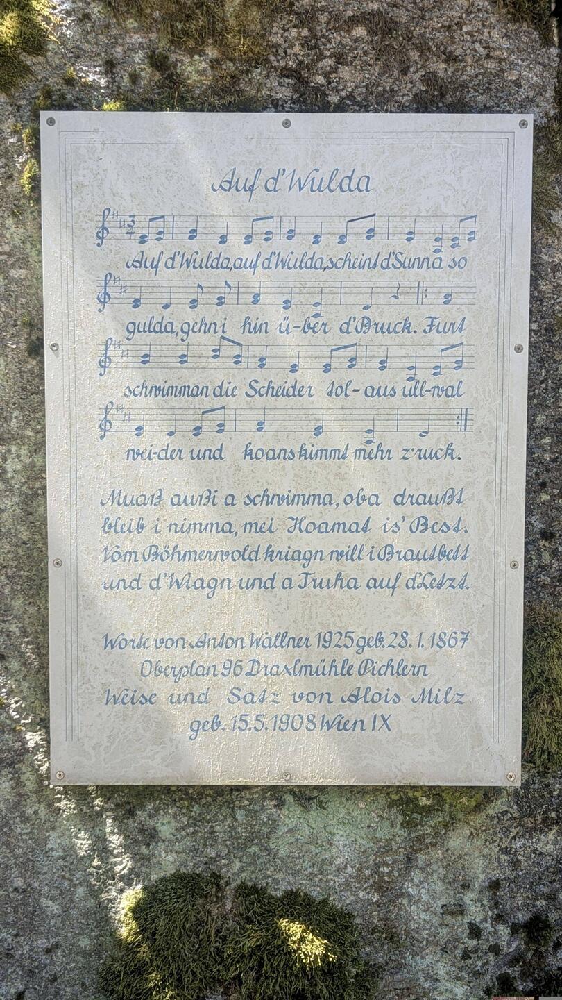 Lied über die Moldau als es den Stausee noch nicht gab