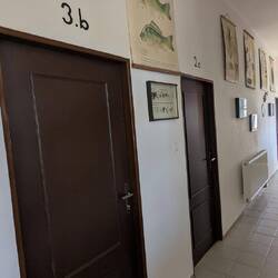 Das waren wohl die Klassenzimmer