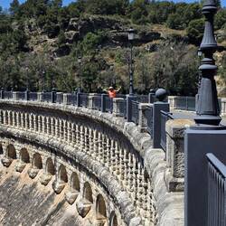 Conde de Guadalhorce Dam Bridge - that's me!