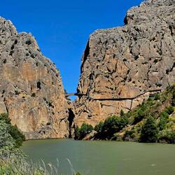 El Chorro Gorge & bridge on the Caminito del Rey