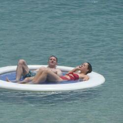 Nat and Andy enjoying the 🌞