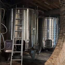 Im Weinkeller Château Armoria, wo wir gratis Stellplatz haben