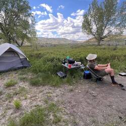 Our last night was at Slaughter River Campground. This camp is not accessible by road.