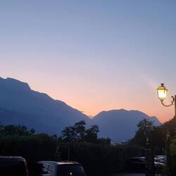 Noch die Abendrunde für die so liebe Bajou, die wirklich alles mitmacht