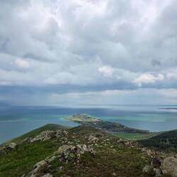 From the highest point (2400m)