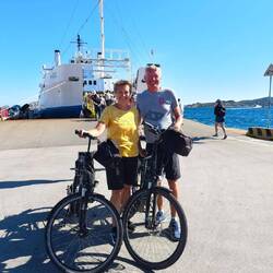 Auf dem Fahrrad auf La Maddalena und Caprera unterwegs