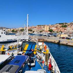 Ankunft in La Maddalena