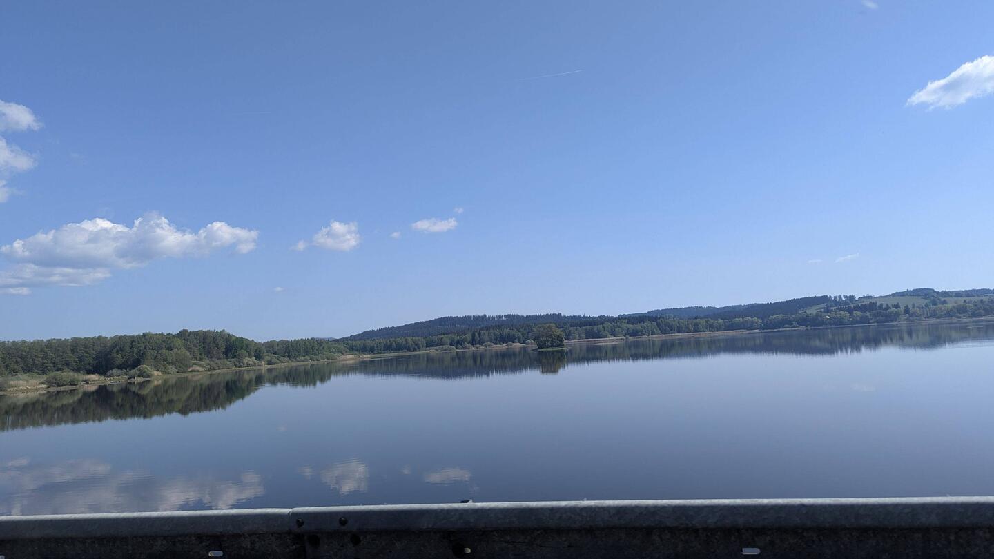 Ein leckeres Blick auf den See