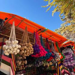 Market where you can buy Pom-Pom's to identify your llama