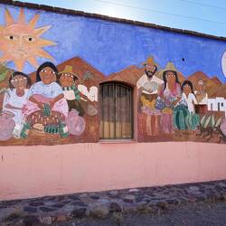 Mural near one of our stops