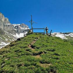 ... mit Picknickplatz und Aussicht ...