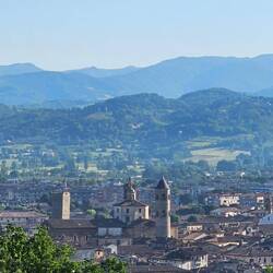 Looking back at Citta di Castello
