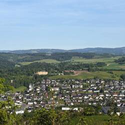 Blick auf die Naturbühne Elspe