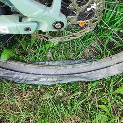 Auf'm Platz noch einen Platten abgeholt