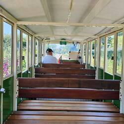 Tog toget tilbage til bilen