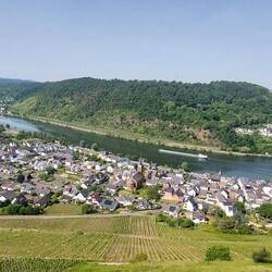 Letzte Blick auf Löf und Alken