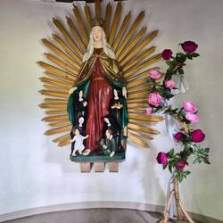 In de Mariakapel.