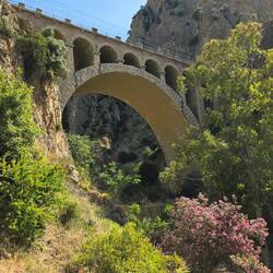 Cool railroad bridge near the end of the hike