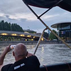 Abendfahrt auf der Kura