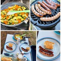 Heute wurde der Grill angeworfen 🌭