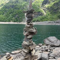 A rock formation in the wild