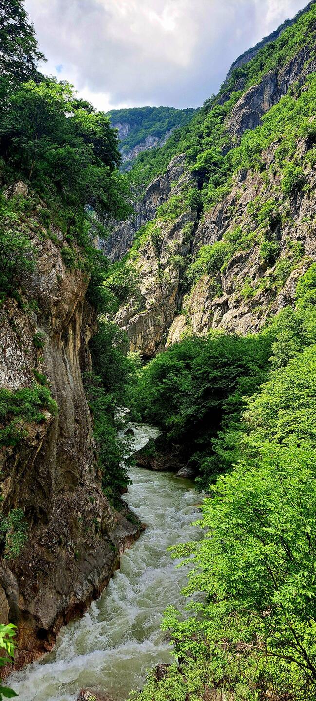 Am Eingang der Schlucht...