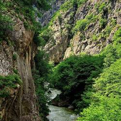 Am Eingang der Schlucht...