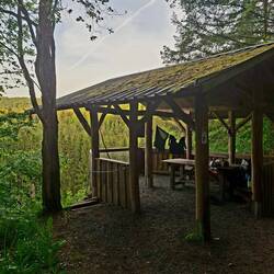 Hütte mit schönen Weitblick übers Tal