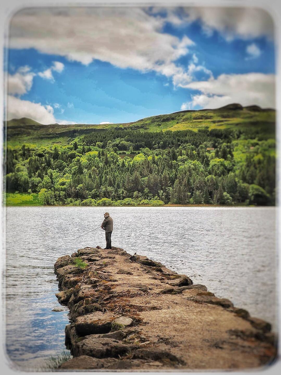 Angler am See