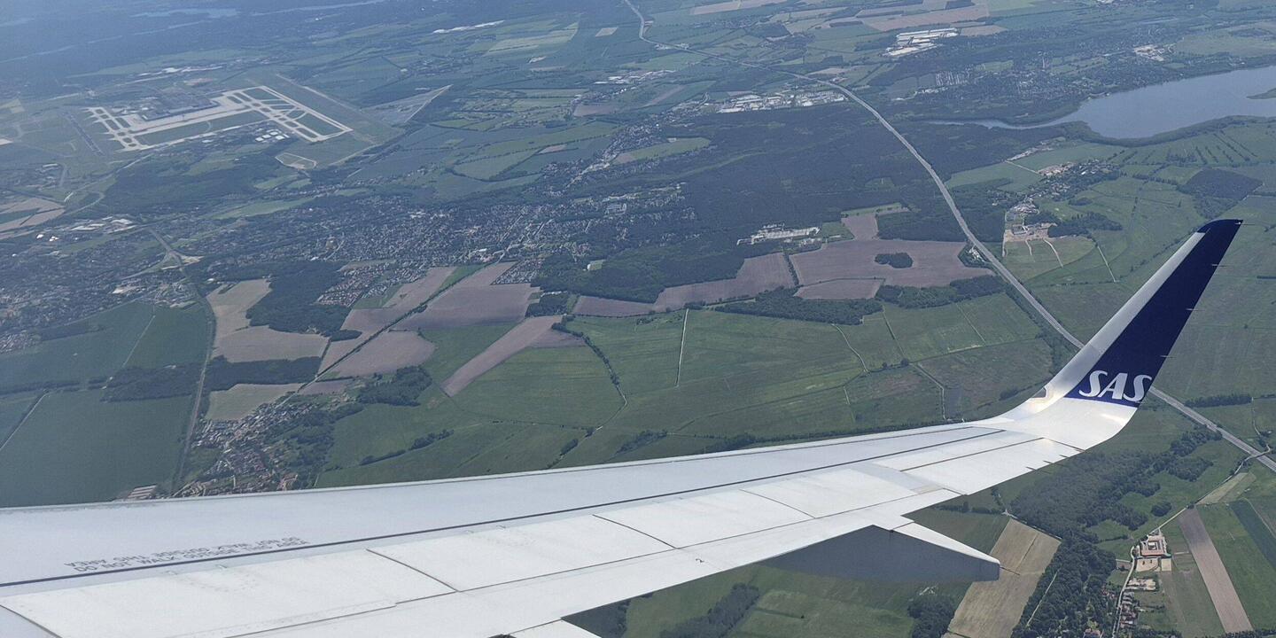 Eine Runde um den Flughafen
