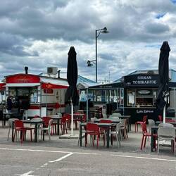 Imbissstände am Marktplatz
