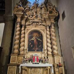 In the cathedral San Giovanni Evangelista