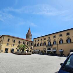 The town square