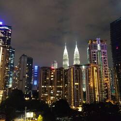 Kuala Lumpur by night 🌃