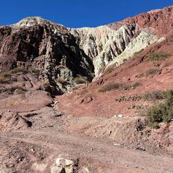 Colorful hills everywhere