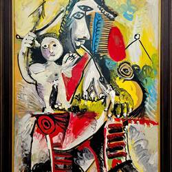 Musketiere + Amor von Pablo Picasso