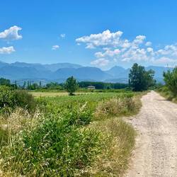 La première partie du circuit, sur chemins Gravel principalement