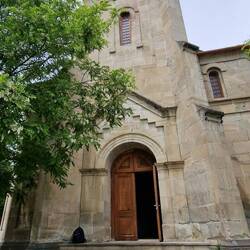 Evangelisch Lutherische Kirche erbaut 1871 wurde während der sowjetzeit zerstört