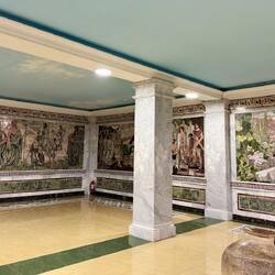 Beautiful stone murals telling the story of Alexander the Great