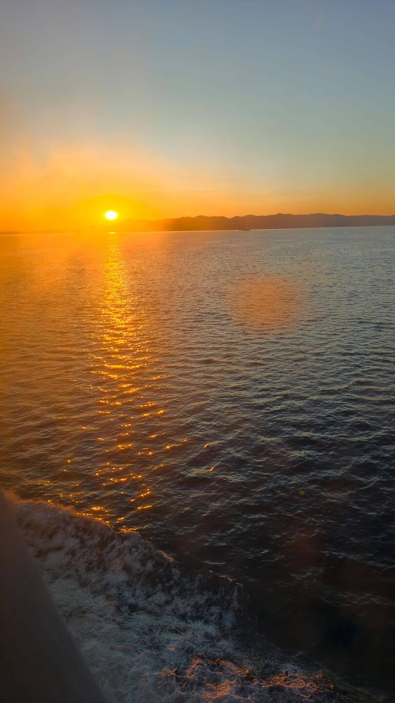Sonnenaufgang in Livorno