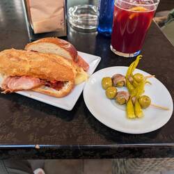 Lunch at the other cafe.