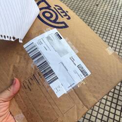 Nikki's package.